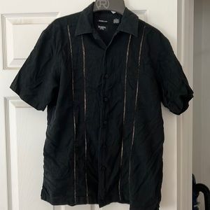 Haggar Mens button down shirt size M